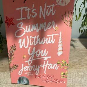 Jenny Han Coral Book Cover - It's Not Summer Without You